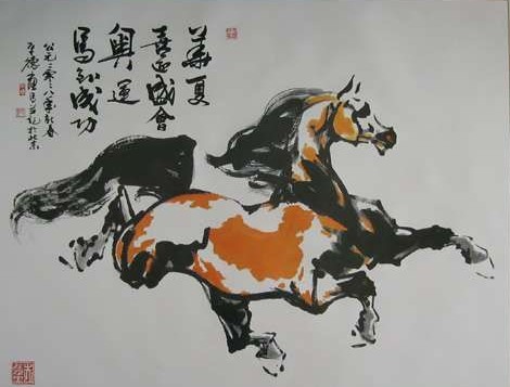 馬到成功 2014年馬畫(huà)作品或?qū)⑾破鹜顿Y熱潮