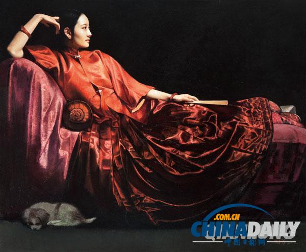 國(guó)家大劇院展紫禁城系列油畫(huà)“芳容”(圖)