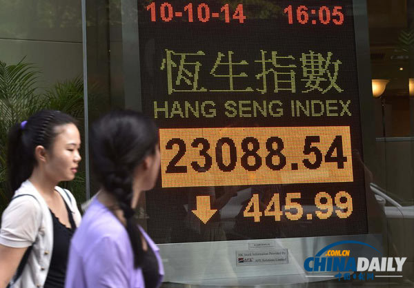 外媒:抗議活動破壞香港經(jīng)濟發(fā)展 恒生指數(shù)下跌