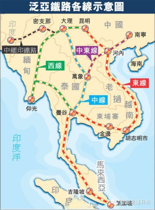 泰國批準(zhǔn)高鐵直通中國 或永久改變東南亞格局