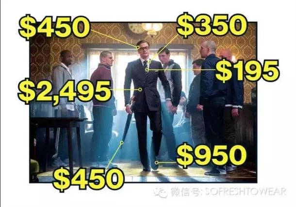 “王牌特工”的一身行頭到底值多少錢？