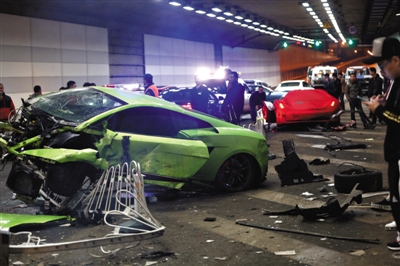 北京豪車車禍肇事者父親：兒子炒股買的蘭博基尼(圖)