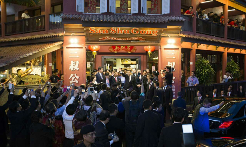 李克強(qiáng)馬六甲一行精彩圖集（高清組圖）