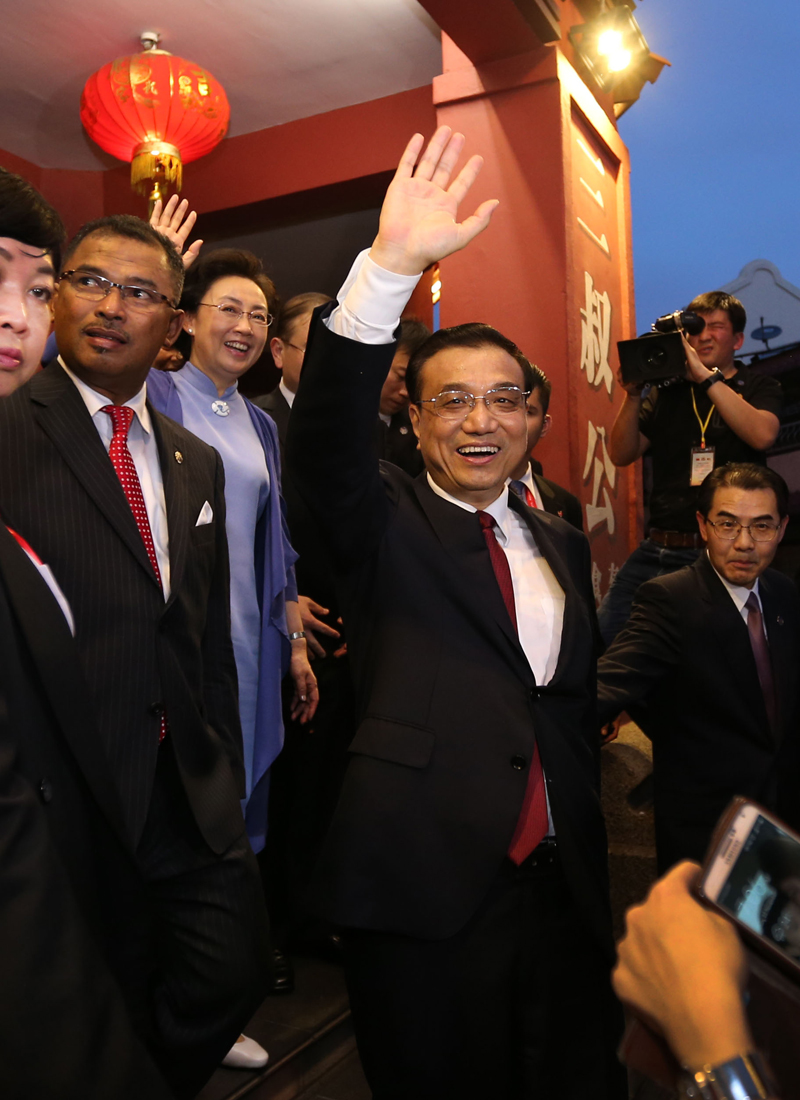 李克強(qiáng)馬六甲一行精彩圖集（高清組圖）