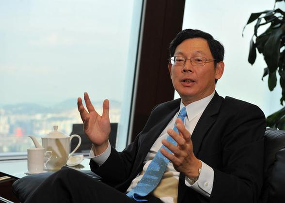 香港金管局總裁陳德霖：內(nèi)地是香港最有利的發(fā)展腹地
