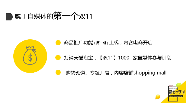 UC訂閱號推商品推廣功能傭金70%
